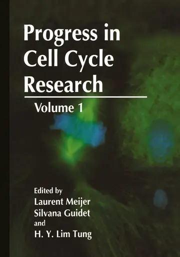 Cover of Progress in Cell Cycle Research
