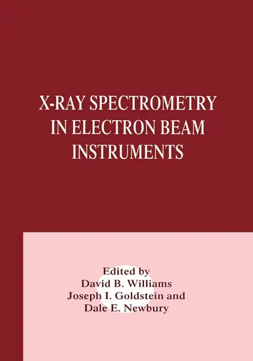 Cover of X-Ray Spectrometry in Electron Beam Instruments