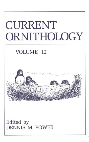 Cover of Current Ornithology