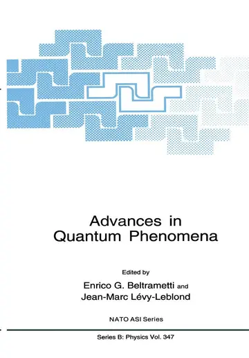 Cover of Advances in Quantum Phenomena