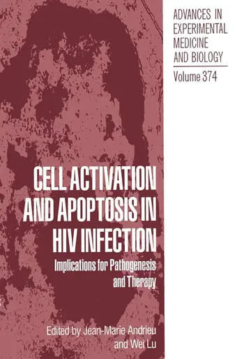 Cover of Cell Activation and Apoptosis in HIV Infection
