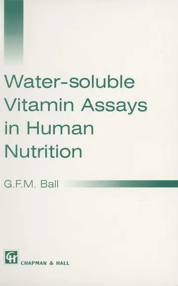 Cover of Water-soluble Vitamin Assays in Human Nutrition