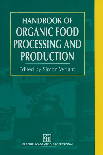 Cover of Handbook of Organic Food Processing and Production