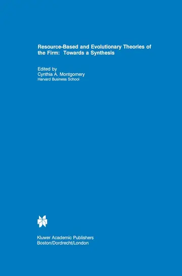 Cover of Resource-Based and Evolutionary Theories of the Firm