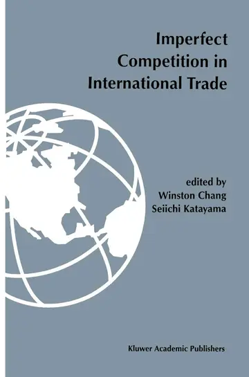 Cover of Imperfect competition in international trade