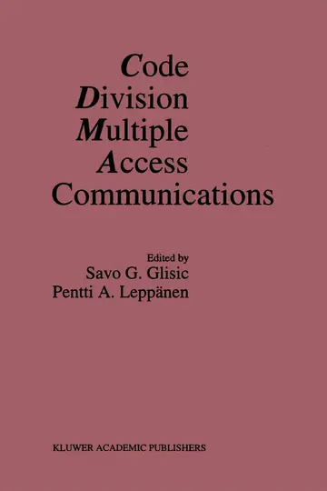 Cover of Code Division Multiple Access Communications
