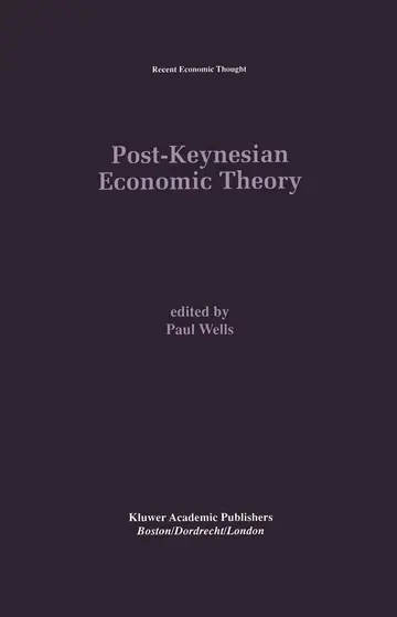 Cover of Post-Keynesian Economic Theory