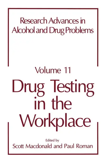 Cover of Drug Testing in the Workplace