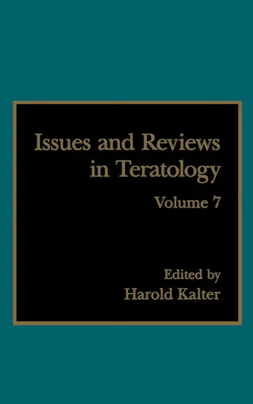 Cover of Issues and Reviews in Teratology