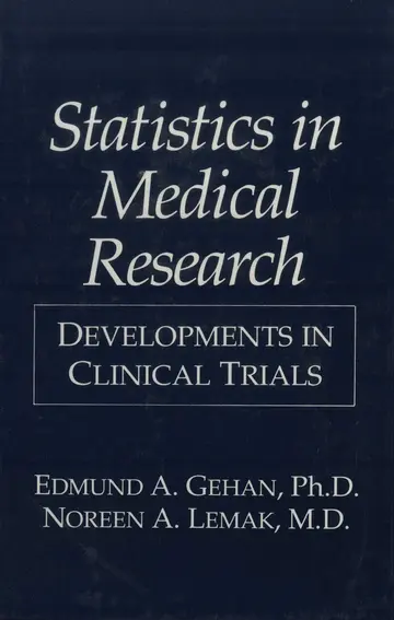 Cover of Statistics in Medical Research