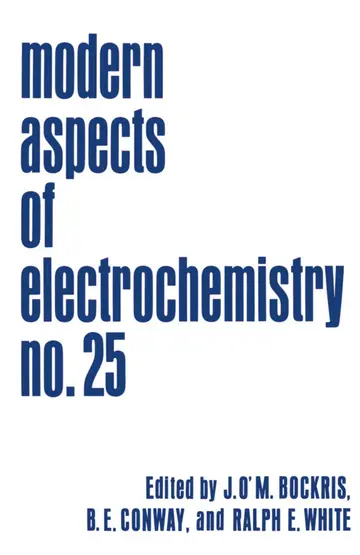 Cover of Modern Aspects of Electrochemistry