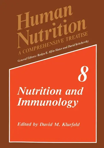 Cover of Nutrition and Immunology