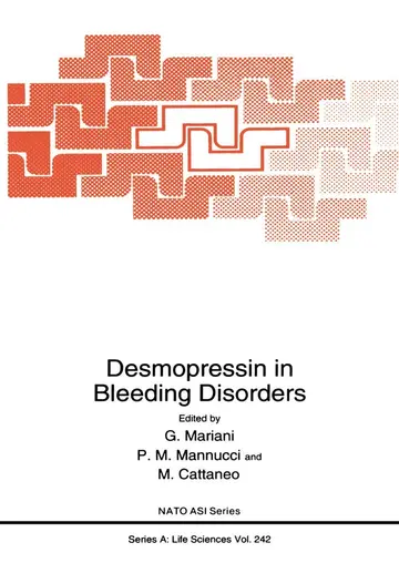 Cover of Desmopressin in Bleeding Disorders