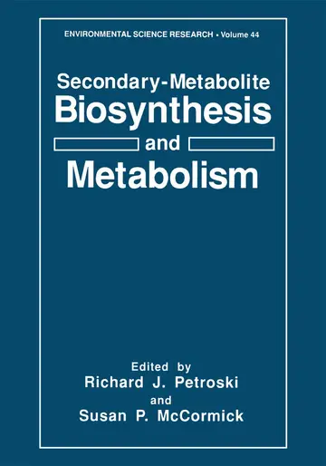 Cover of Secondary-Metabolite Biosynthesis and Metabolism