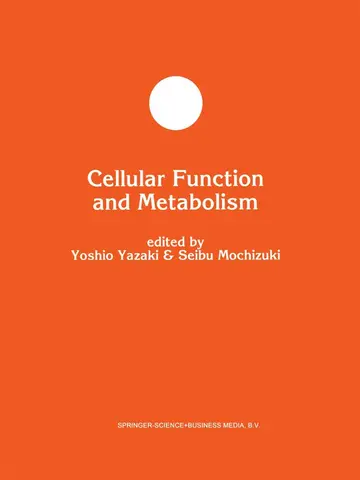 Cover of Cellular Function and Metabolism