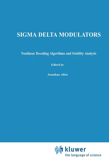 Cover of Sigma Delta Modulators