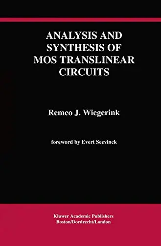 Cover of Analysis and Synthesis of Mos Translinear Circuits
