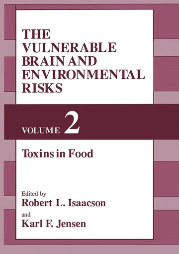 Cover of The Vulnerable Brain and Environmental Risks