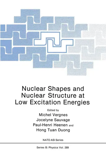 Cover of Nuclear Shapes and Nuclear Structure at Low Excitation Energies