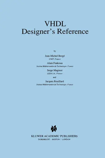 Cover of VHDL Designer’s Reference