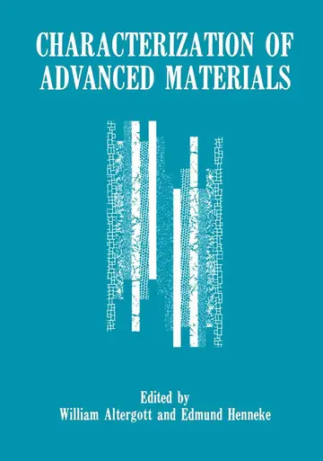Cover of Characterization of Advanced Materials