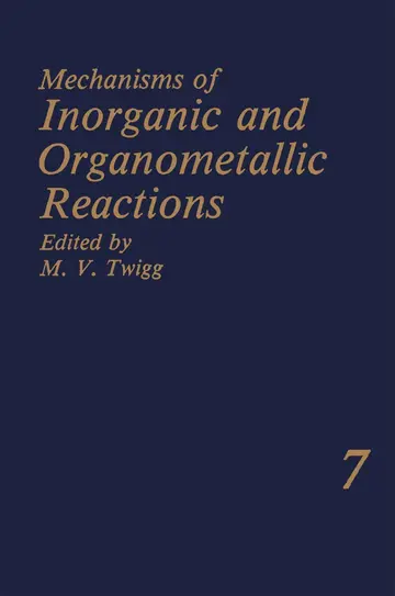 Cover of Mechanisms of Inorganic and Organometallic Reactions