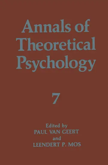 Cover of Annals of Theoretical Psychology