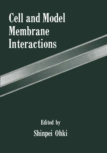 Cover of Cell and Model Membrane Interactions