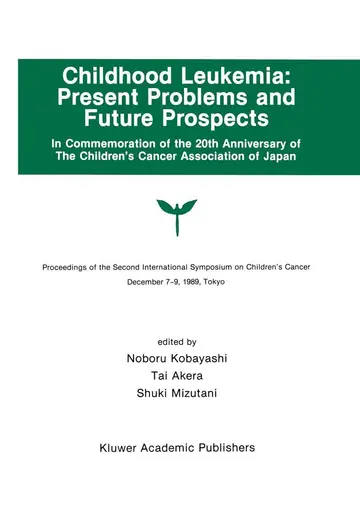 Cover of Childhood Leukemia Present Problems and Future Prospects