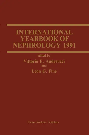 Cover of International Yearbook of Nephrology 1991