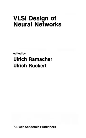 Cover of VLSI Design of Neural Networks
