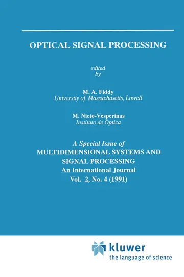 Cover of Optical Signal Processing