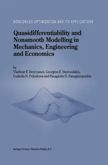 Cover of Quasidifferentiability and Nonsmooth Modelling in Mechanics, Engineering and Economics