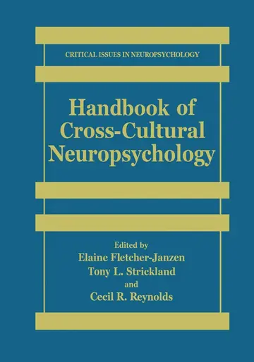 Cover of Handbook of Cross-Cultural Neuropsychology