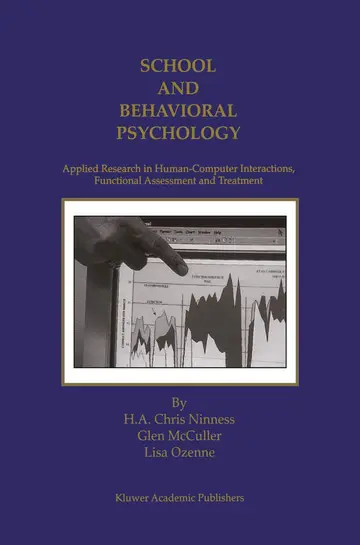 Cover of School and Behavioral Psychology