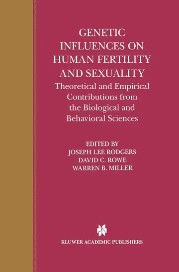 Cover of Genetic Influences on Human Fertility and Sexuality