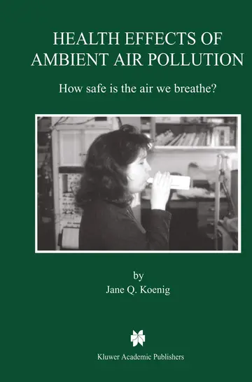 Cover of Health Effects of Ambient Air Pollution