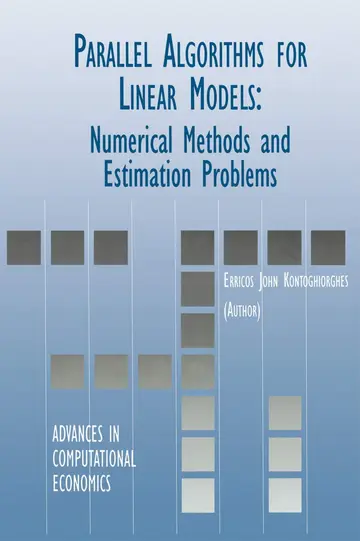 Cover of Parallel Algorithms for Linear Models