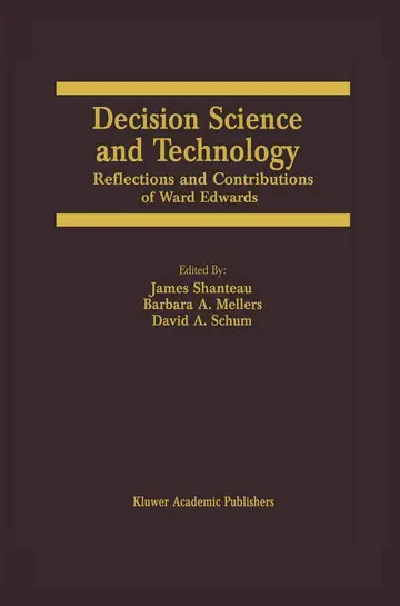 Cover of Decision Science and Technology