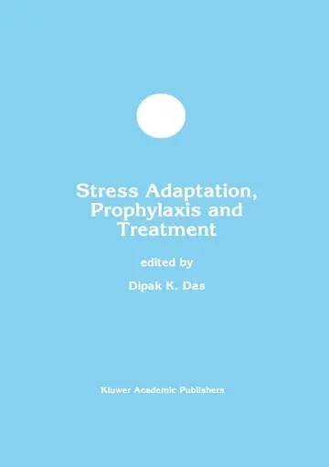 Cover of Stress Adaptation, Prophylaxis and Treatment