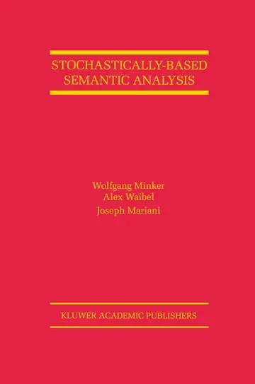 Cover of Stochastically-Based Semantic Analysis
