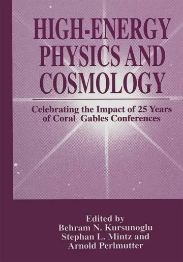 Cover of High-Energy Physics and Cosmology