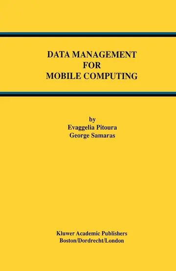 Cover of Data Management for Mobile Computing