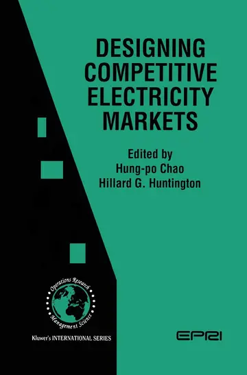 Cover of Designing Competitive Electricity Markets