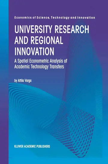 Cover of University Research and Regional Innovation
