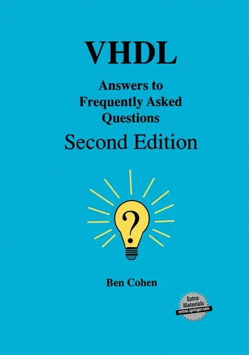 Cover of Vhdl Answers to Frequently Asked Questions