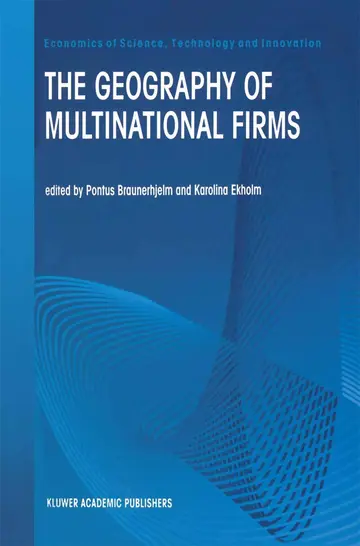 Cover of The Geography of Multinational Firms