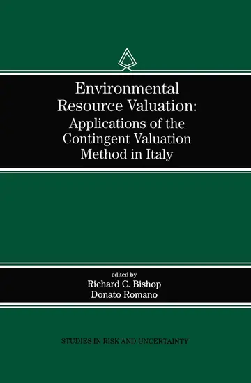 Cover of Environmental Resource Valuation