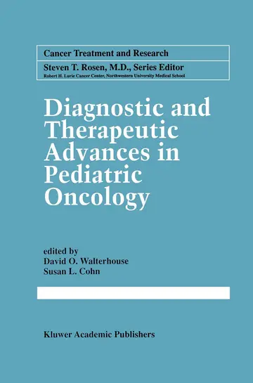 Cover of Diagnostic and Therapeutic Advances in Pediatric Oncology