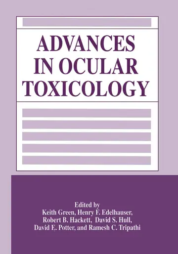 Cover of Advances in Ocular Toxicology